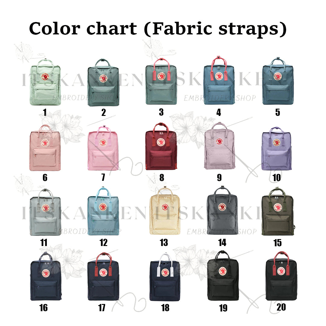 Personalized Pet Hand Embroidery, Kanken Bag Embroidered with Your Cats or Dogs, Animal Embroidery Request Available