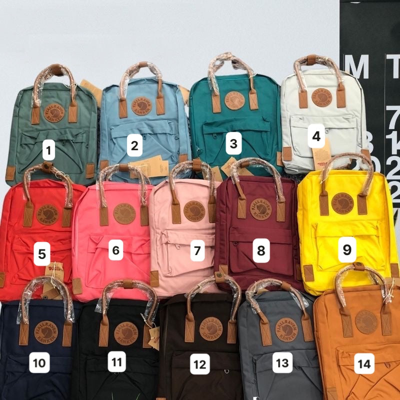 Personalized Genshin Impact Hand Embroidery, Kanken Backpack Embroidered with Genshin Impact Artwork