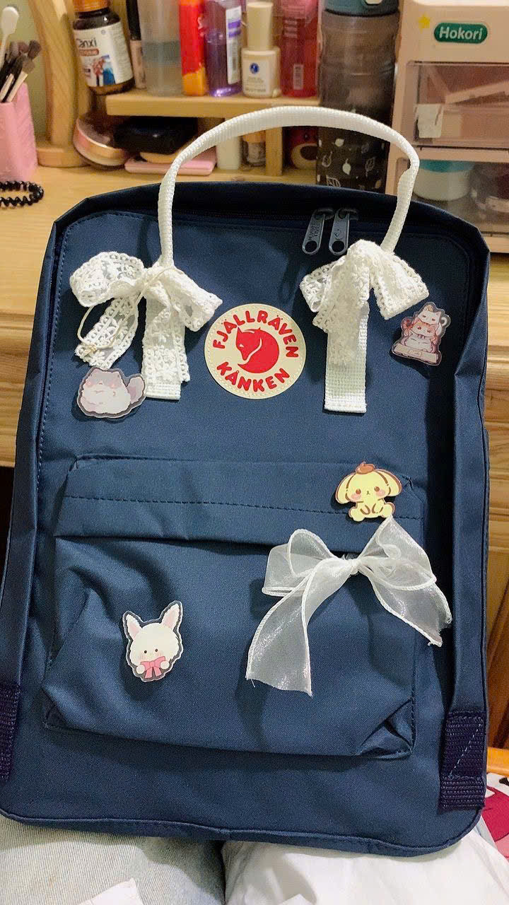 Personalized Van Gogh Starry Night Hand Embroidery, Hand Embroidered Fjallraven Kanken Backpacks, Van Gogh Starry Night Inspired Sewing Pattern