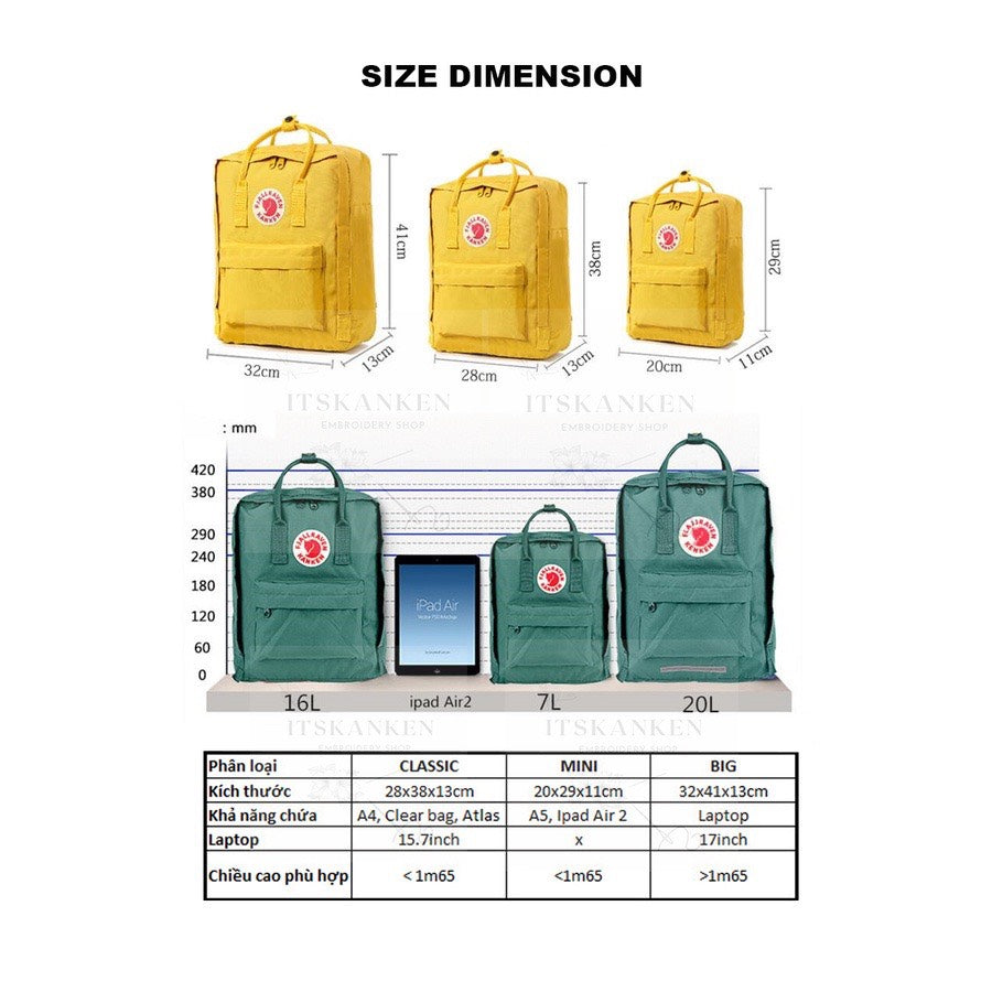 Personalised Cherry Blossom Hand Embroidery Design, Kanken Bag Embroidered with Flowers