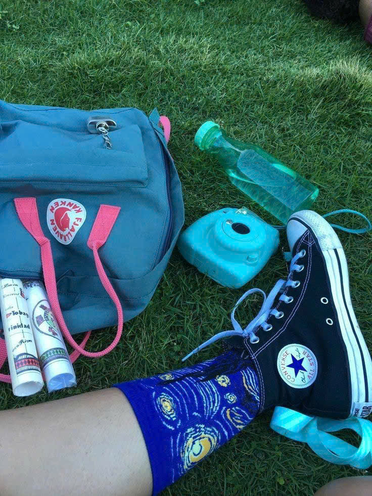 Personalized Van Gogh Starry Night Hand Embroidery, Hand Embroidered Fjallraven Kanken Backpacks, Van Gogh Starry Night Inspired Sewing Pattern