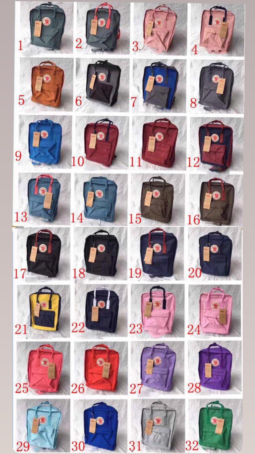 Personalized Genshin Impact Hand Embroidery, Kanken Backpack Embroidered with Genshin Impact Artwork